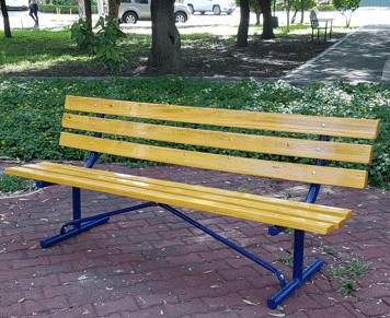 Excelente banca para parque o jardín